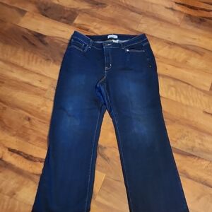Lane Bryant Curvy Fit Dark Blue Flare Jeans 18
